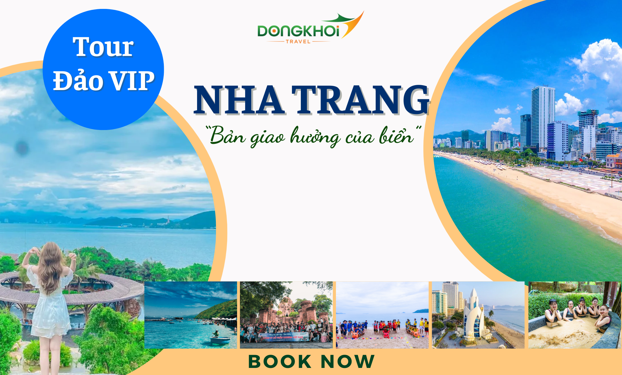 NHA TRANG - TOUR 3 ĐẢO VIP - TẮM BÙN HÒN TẰM - TEAM BUILDING - GALA DINNER